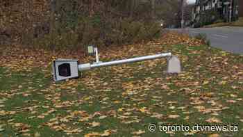 'Disappointing': Toronto speed camera cut down less than 24 hours after being reinstalled