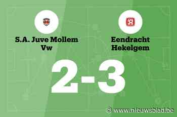 Hekelgem B wint met doelpunt verschil tegen Juve Mollem B