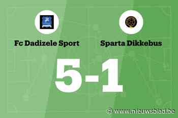 Mauceri leidt FC Dadizele Sport naar zege tegen Sparta Dikkebus