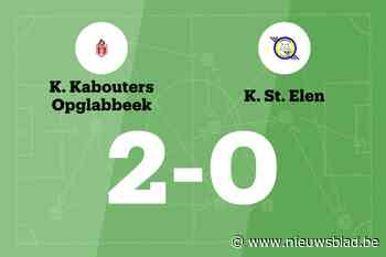 Opglabbeek B zet ongeslagen reeks voort met 2-0 tegen St. Elen B