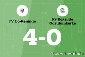 JV Lo-Reninge te sterk voor KV Koksijde Oostduinkerke B