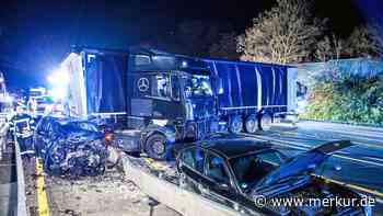 Lkw-Fahrer verursacht Chaosfahrt mit etlichen Unfällen
