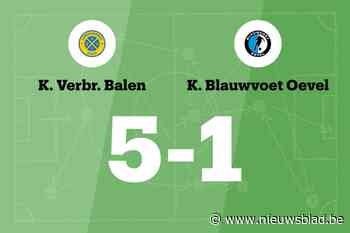 Paesen scoort twee keer voor Balen in wedstrijd tegen Blauwvoet Oevel