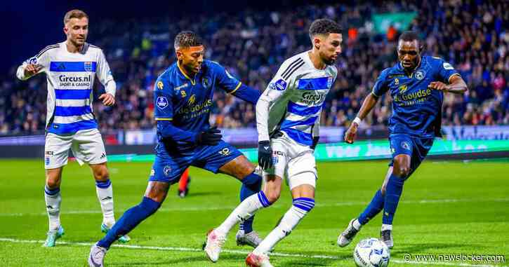 PEC Zwolle beter in de tweede helft, Jamiro Monteiro schiet de thuisploeg op voorsprong