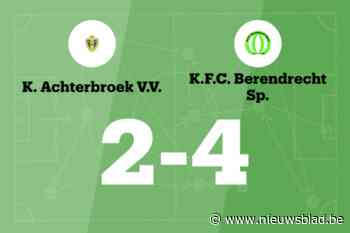 Dankers scoort twee keer voor Berendrecht in wedstrijd tegen Achterbroek