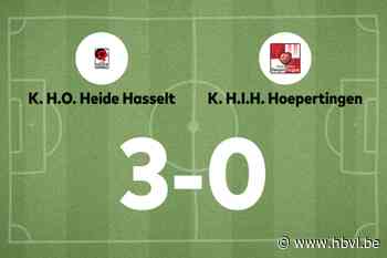 HO Heide wint thuis van Hoepertingen