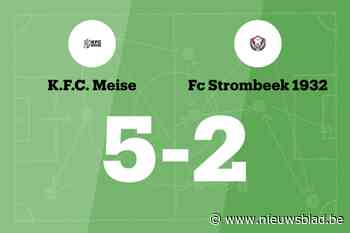 Van Der Steen scoort twee keer voor Meise B in wedstrijd tegen Strombeek 1932 B