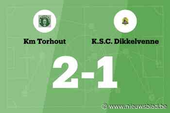 KM Torhout wint dankzij één goal verschil van KSC Dikkelvenne