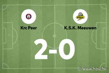 RC Peer boekt overtuigende zege tegen Meeuwen