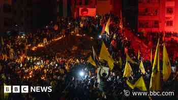 Thousands visit site of Hassan Nasrallah's assassination
