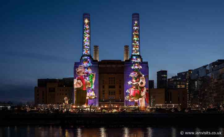 Giant Wallace & Gromit to appear on the Battersea Power Station chimneys