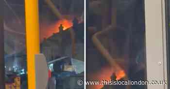 LIVE updates as busy road closed due to HUGE flat fire in Chadwell Heath