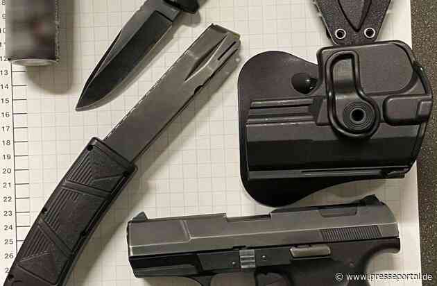 BPOL NRW: Schusswaffe, Messer, Pfefferspray - Bundespolizei kontrolliert 20-Jährigen