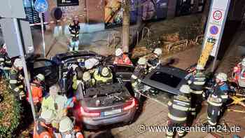 Illegales Rennen in München endet in Unfall: Zwei Schwerverletzte und Totalschaden