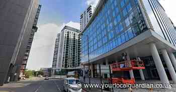 Child and three others rescued from office block fire in Sutton