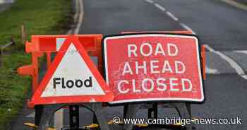 Peterborough road closed 'until further notice' after flooding