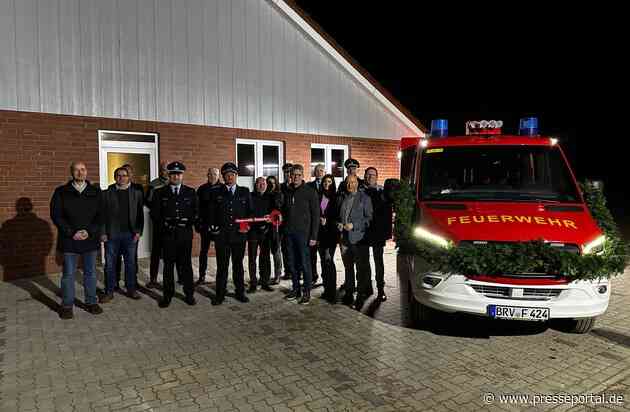 FW-ROW: Feierliche Übergabe des neuen Feuerwehrgerätehauses und Tragkraftspritzenfahrzeugs der Ortsfeuerwehr Ostendorf