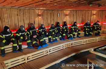 FW Celle: Feuerwehrausbildung in der Sauna