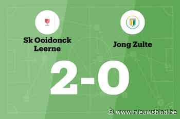 SK Ooidonck Leerne blijft moeilijk te verslaan