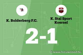 Bolderberg maakt einde aan slechte reeks door zege tegen Stal