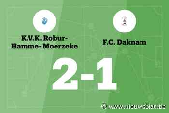 FC Daknam nog steeds zonder overwinning na verlies tegen KVK Robur Hamme-Moerzeke