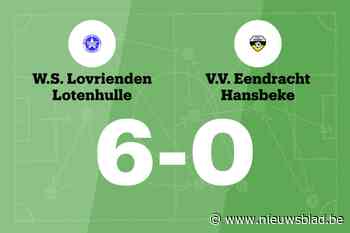 WS Lotenhulle overklast Eendracht Hansbeke B