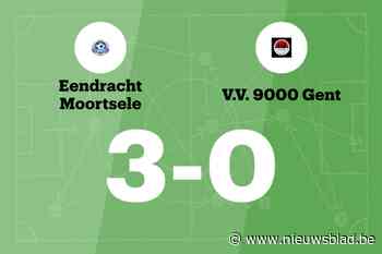 Eendracht Moortsele boekt overtuigende zege tegen VV 9000 Gent
