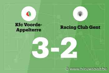 KFC Voorde-Appelterre wint thuis van RC Gent, mede dankzij twee treffers Afukuzi-Mbo