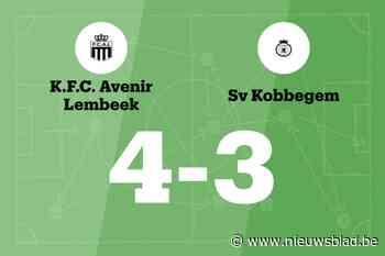 Kobbegem verliest uit met een doelpunt verschil van Avenir Lembeek