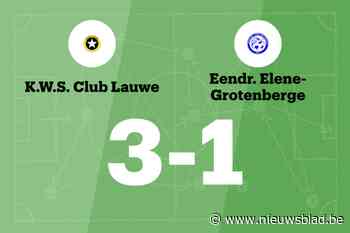 WS Lauwe buigt achterstand om in zege tegen Eendracht Elene-Grotenberge