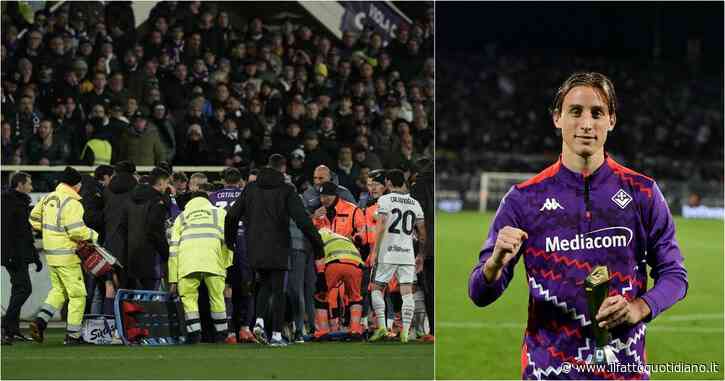 Bove, malore in campo durante Fiorentina-Inter: il calciatore crolla a terra. La nota: “Esclusi danni a sistema nervoso e respiratorio”
