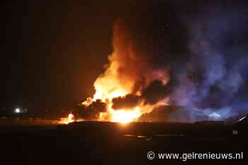 Grote brand in Rijswijk, brandweer groots opgeroepen