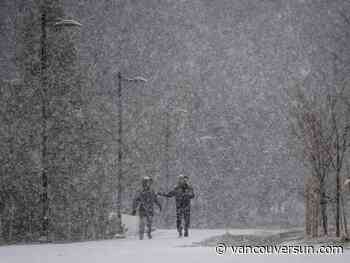 B.C. weather: Warnings issued as heavy snow, freezing rain hit parts of province