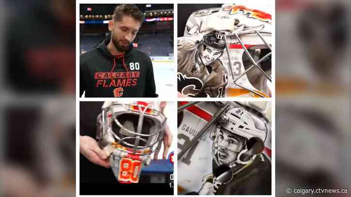 Vladar mask features tribute to Gaudreau brothers as Blue Jackets come to Calgary