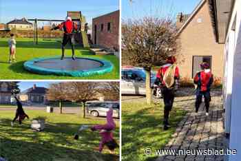 Sinterklaas stuurt zijn Zwarte Pieten alvast vooruit in gebuurte Henselmolenberg