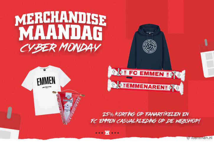 Merchandise Maandag: korting op Cyber Monday!