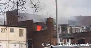 Two taken to hospital after flat fire near Hornchurch High Street