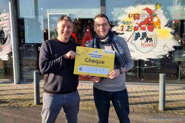 Delhaize Koekelare zamelt 1.737,57 euro in voor Alzheimeronderzoek
