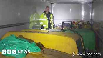 Police seize stolen machinery worth £50k at port