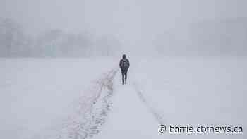 New: snow squall warning for Barrie and area