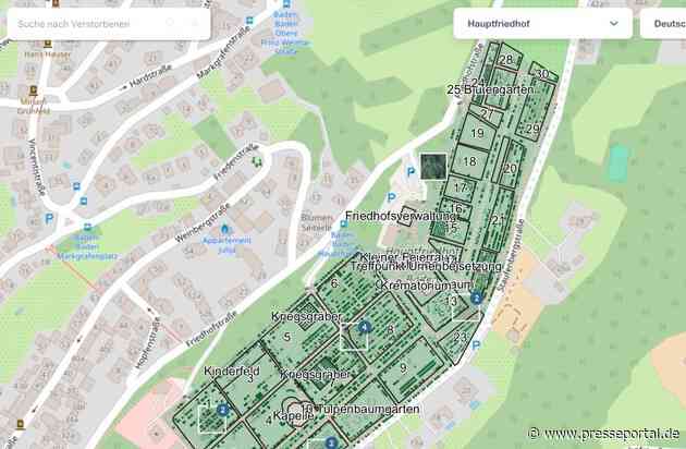 Revolution auf den Friedhöfen in Baden-Baden: Stefan Schumacher von der PBSGEO GmbH über den neuen digitalen Friedhofsplan
