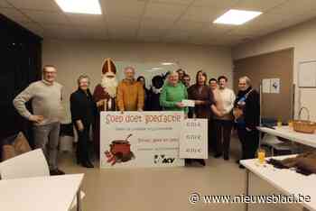‘Soep doet goed’-actie levert 670 euro op voor eindejaarsgeschenken voor kwetsbare gezinnen