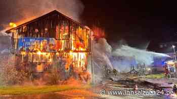 Stall in Bayern lichterloh in Flammen - 60 Rinder sterben im Feuer