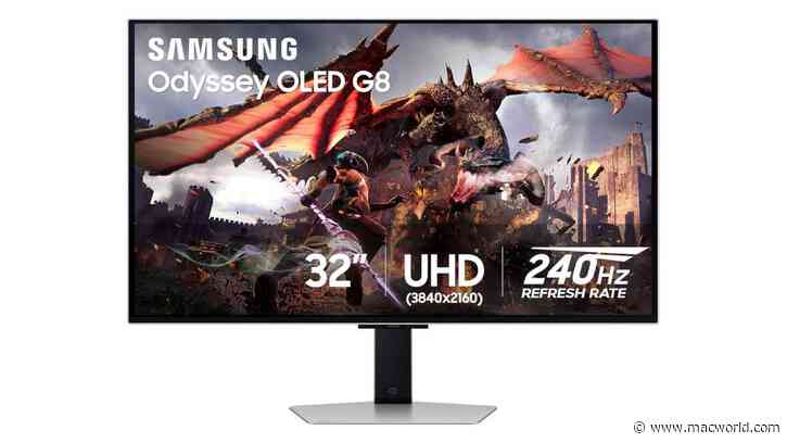 Your Mac will never look better with $400 off this 32-inch Samsung OLED display