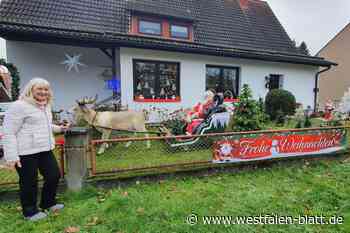 Autos halten auf B 64: Weihnachtshaus in Ottbergen hat Kultstatus