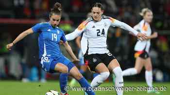 Jetzt live! DFB-Frauen laufen gegen Italien Rückstand hinterher