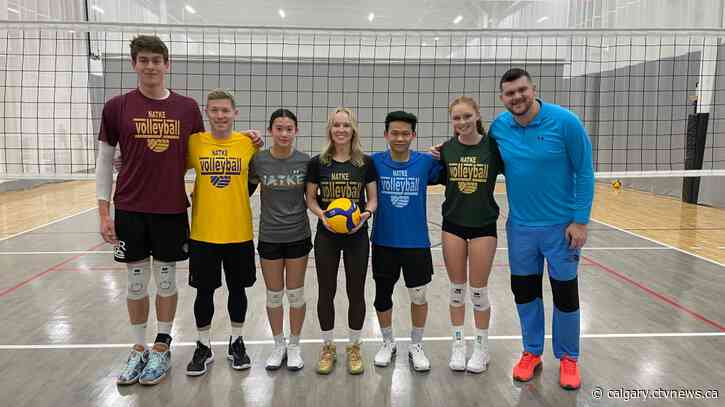 Ukrainian woman hoping to make Calgary volleyball players great on and off the court