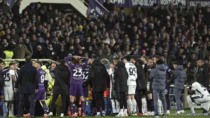 Fiorentina-middenvelder Edoardo Bove verkeert in een stabiele toestand nadat hij op het veld instortte
