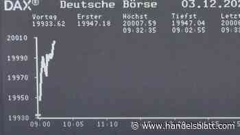 Dax aktuell: Dax erreicht historische Marke – und durchbricht 20.000-Punkte