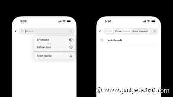 Threads Will Roll Out Profile and Other Tools for Search Bar to Refine Searches